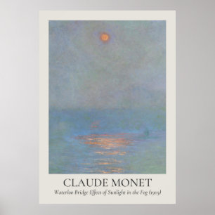 Claude Monet Vintag Wall Art ISO Verhältnis Poster
