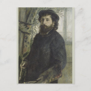 Claude Monet von Pierre-Auguste Renoir Postkarte