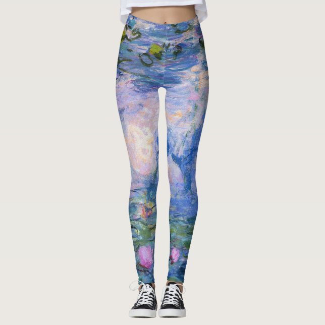 Claude Monet - Wasser-Lilien 1919 Leggings (Vorderseite)