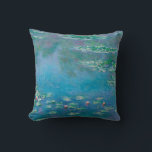 Claude Monet. Wasser Lilien. Französischer Impress Kissen<br><div class="desc">Claude Monet "Water Lilies" werfen Kissen.</div>