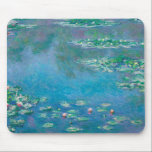Claude Monet. Wasser Lilien. Französischer Impress Mousepad<br><div class="desc">Claude Monet "Water Lilies" Mauspad.</div>