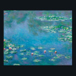 Claude Monet. Wasser Lilien. Französischer Impress Poster<br><div class="desc">Claude Monet "Water Lilies" Poster.</div>