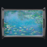 Claude Monet. Wasser Lilien. Französischer Impress Serviertablett<br><div class="desc">Claude Monet "Water Lilies" Serviertablett.</div>