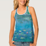 Claude Monet. Wasser Lilien. Französischer Impress Tanktop<br><div class="desc">Claude Monet "Water Lilies" Panzertop.</div>