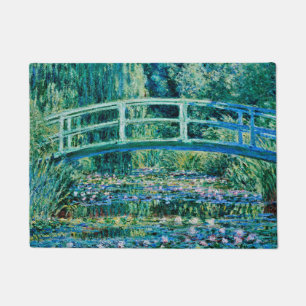 Claude Monet - Wasserläufer und Japanische Brück Fußmatte