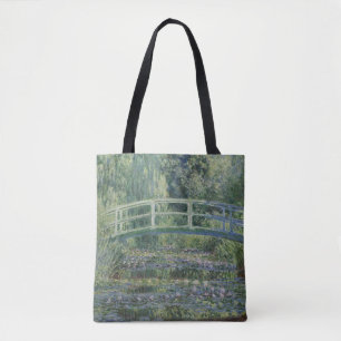 Claude Monet - Wasserläufer und Japanische Brücke Tasche