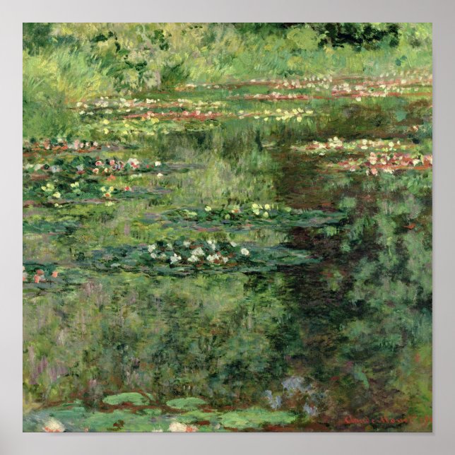 Claude Monet | WASSERLILIE Poster (Vorne)