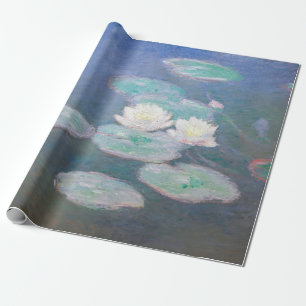 Claude Monet - Wasserlilien, Abend-Effekt Geschenkpapier