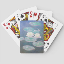 Claude Monet - Wasserlilien, Abend-Effekt Spielkarten