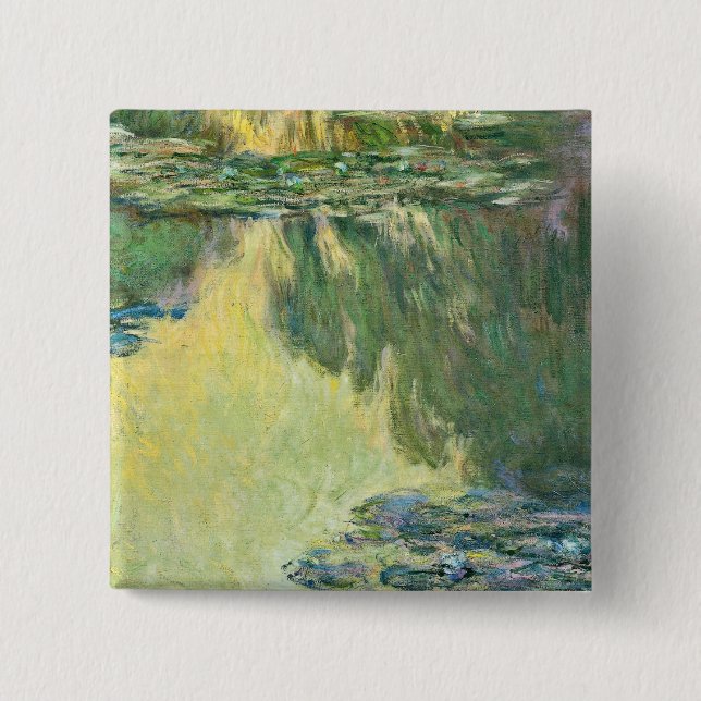 Claude Monet - Wasserlilien Button (Vorderseite)