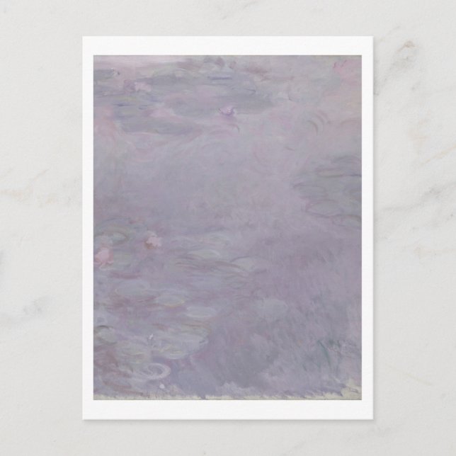 Claude Monet | Wasserlilien in hellen Farben Postkarte (Vorderseite)