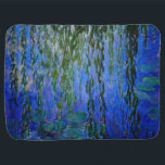 Claude Monet - Wasserlilien mit weinender Weide Babydecke<br><div class="desc">Wasserhähne mit weinenden Weidenzweigen / Nympheas avec rameaux de saule von Claude Monet in den Jahren 1916-1919</div>