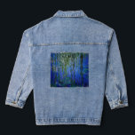 Claude Monet - Wasserlilien mit weinender Weide Jeansjacke<br><div class="desc">Wasserhähne mit weinenden Weidenzweigen / Nympheas avec rameaux de saule von Claude Monet in den Jahren 1916-1919</div>