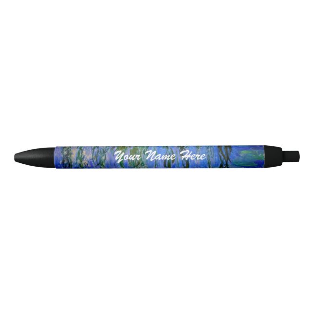 Claude Monet - Wasserlilien mit weinender Weide Kugelschreiber (Vorderseite)