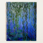 Claude Monet - Wasserlilien mit weinender Weide Planer<br><div class="desc">Wasserhähne mit weinenden Weidenzweigen / Nympheas avec rameaux de saule von Claude Monet in den Jahren 1916-1919</div>