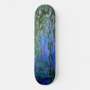 Claude Monet - Wasserlilien mit weinender Weide Skateboard