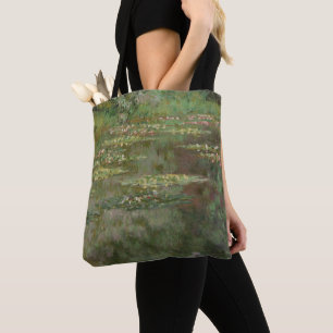 Claude Monet Wasserlilien oder Wasserläuferteic Tasche