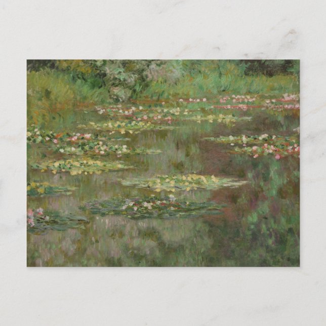 Claude Monet | Wasserlilien oder Wasserläuferteich Postkarte (Vorderseite)