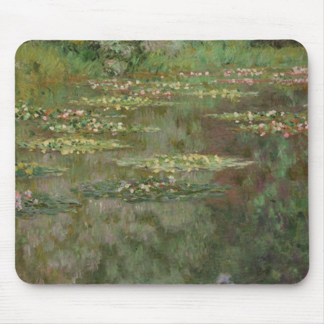 Claude Monet| Wasserlilien oder Wasserlililiensee  Mousepad (Vorne)