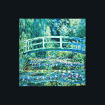 Claude Monet - Wasserlilien und japanische Brücke Leinwanddruck<br><div class="desc">Claude Monet - Water Lilies and Japanese Bridge (1899)</div>