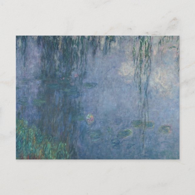 Claude Monet | Wasserlilien: Weeping Willows, 1914 Postkarte (Vorderseite)