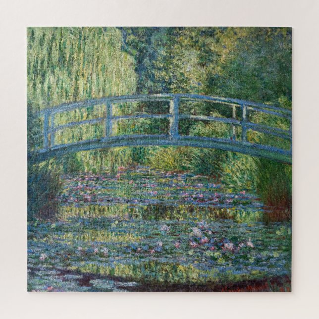 Claude Monet - Wasserliliensee, grüne Harmonie (Vertikal)