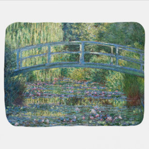 Claude Monet - Wasserliliensee, grüne Harmonie Babydecke