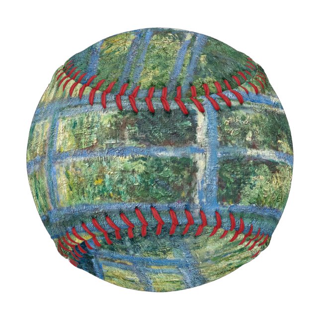 Claude Monet - Wasserliliensee, grüne Harmonie Baseball (Vorderseite)