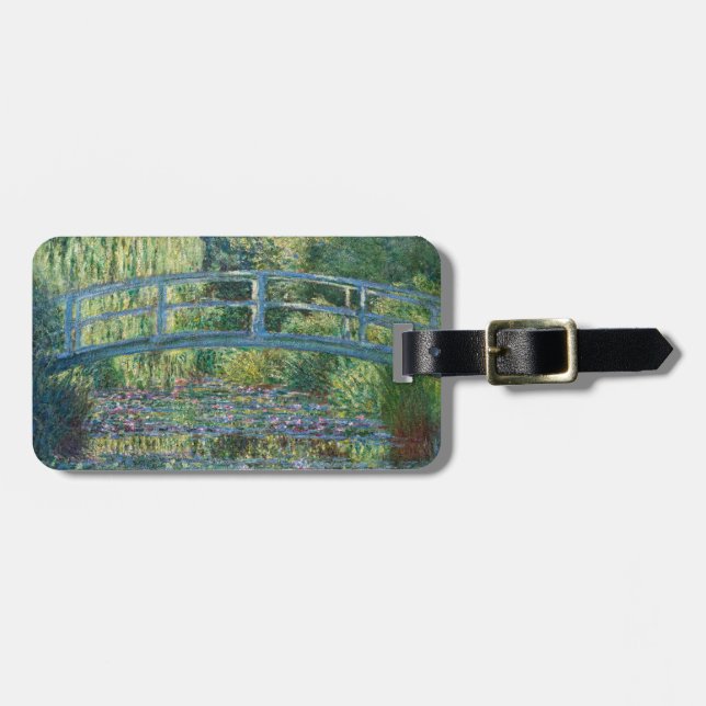 Claude Monet - Wasserliliensee, grüne Harmonie Gepäckanhänger (Vorderseite horizontal)