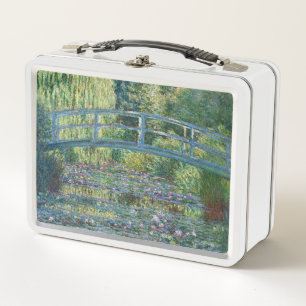 Claude Monet - Wasserliliensee, grüne Harmonie Metall Brotdose