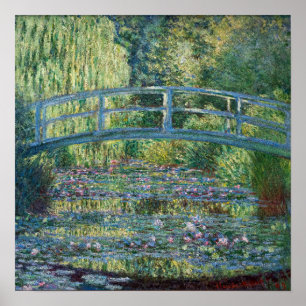 Claude Monet - Wasserliliensee, grüne Harmonie Poster