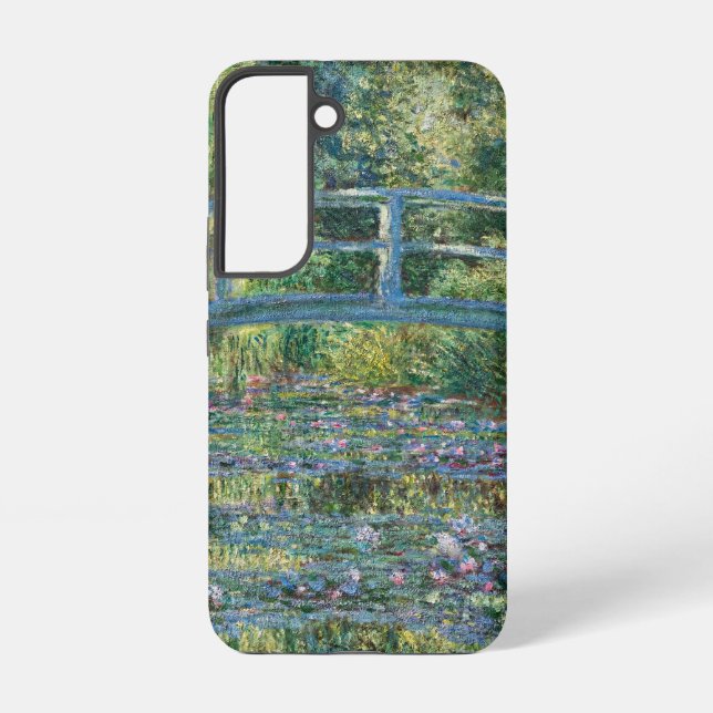 Claude Monet - Wasserliliensee, grüne Harmonie Samsung Galaxy Hülle (Rückseite)