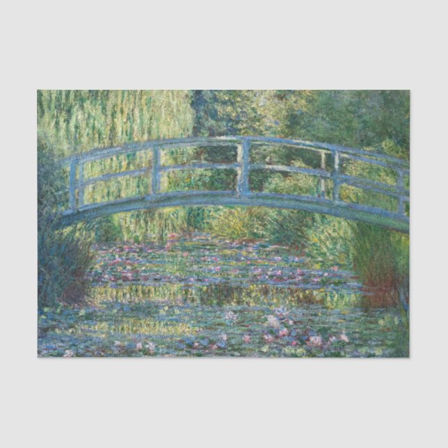 Claude Monet - Wasserliliensee, grüne Harmonie Seidenpapier (Vorderseite)