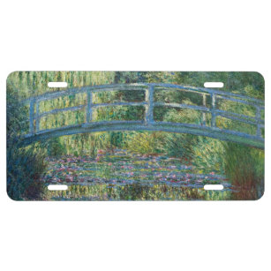 Claude Monet - Wasserliliensee, grüne Harmonie US Nummernschild