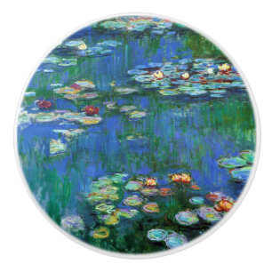 Claude Monet Water Lilie Feine Kunst Keramikknauf