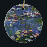 Claude Monet Water Lilie Keramik Ornament<br><div class="desc">Claude Monet Water Lilie</div>