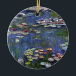 Claude Monet Water Lilie Keramik Ornament<br><div class="desc">Claude Monet Water Lilie</div>