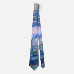 Claude Monet Water Lilie Vintag Floral HD Art Krawatte