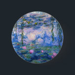 Claude Monet Water Lilien 1919 Button<br><div class="desc">Titel: Water Lilies Artist: Claude Monet Jahr: 1919</div>