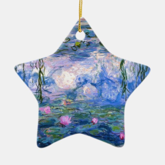Claude Monet Water Lilien 1919 Keramikornament (Vorne)