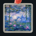 Claude Monet Water Lilien 1919 Ornament Aus Metall<br><div class="desc">Titel: Water Lilies Artist: Claude Monet Jahr: 1919</div>