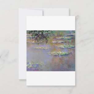 Claude Monet - Water Lilies 1903 Save The Date