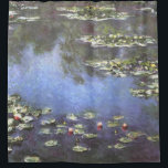 Claude Monet, Water Lilies, 1906, Blue Duschvorhang<br><div class="desc">Duschvorhang mit Claude Monet Kunstmalerei namens "Water Lilies". "Water Lilies",  ein Gemälde aus dem Jahre 1906,  ist ein Gemälde mit weißen und rosa Seerosen auf einem grünen und blauen Hintergrund. Personalisierbar.</div>