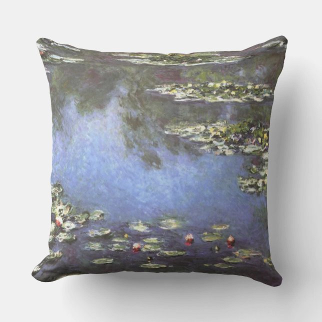 Claude Monet, Water Lilies, 1906, Blue Kissen (Vorderseite)