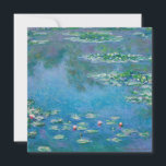 Claude Monet - Water Lilies 1906 Dankeskarte<br><div class="desc">Water Lilies (Nympheas) - Claude Monet,  Oil on Leinwand,  1906</div>