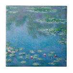Claude Monet - Water Lilies 1906 Fliese<br><div class="desc">Water Lilies (Nympheas) - Claude Monet, Oil on Leinwand, 1906</div>