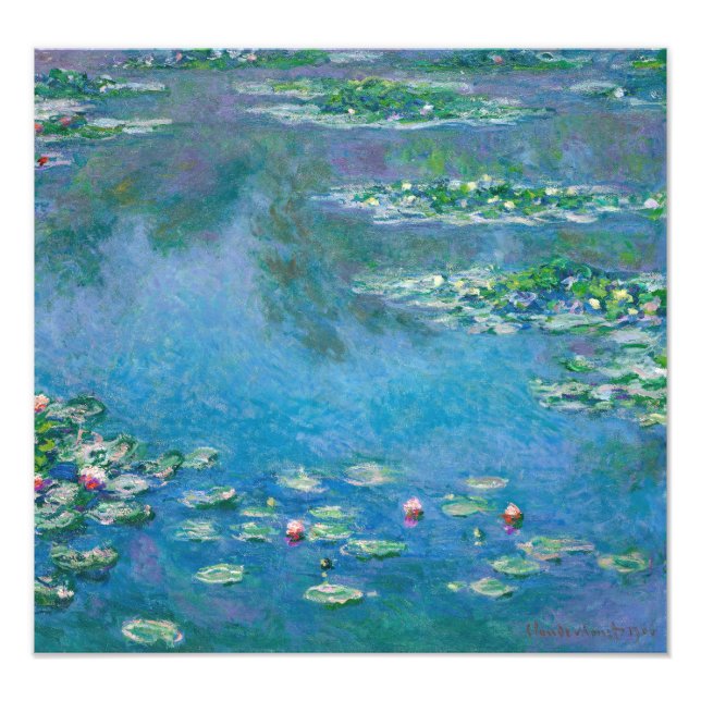 Claude Monet - Water Lilies 1906 Fotodruck (Vorne)