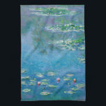 Claude Monet - Water Lilies 1906 Geschirrtuch<br><div class="desc">Water Lilies (Nympheas) - Claude Monet,  Oil on Leinwand,  1906</div>