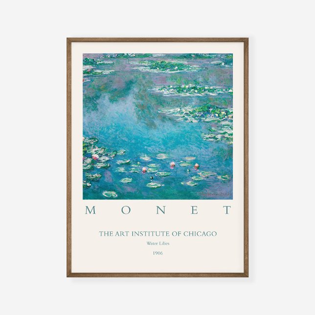 Claude Monet Water Lilies 1906 Kunstausstellung Poster (Von Creator hochgeladen)