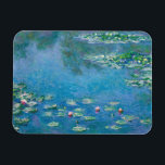 Claude Monet - Water Lilies 1906 Magnet<br><div class="desc">Water Lilies (Nympheas) - Claude Monet,  Oil on Leinwand,  1906</div>